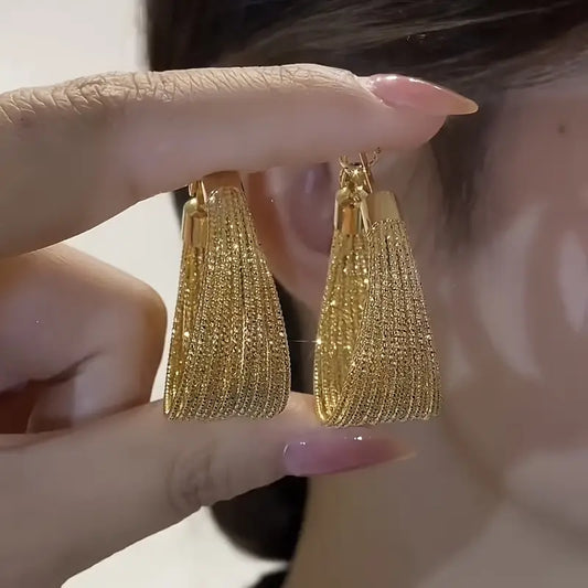 large hoop earings