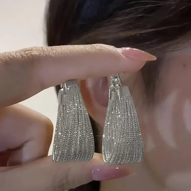 large hoop earings