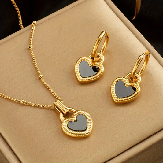 Heart Duo set