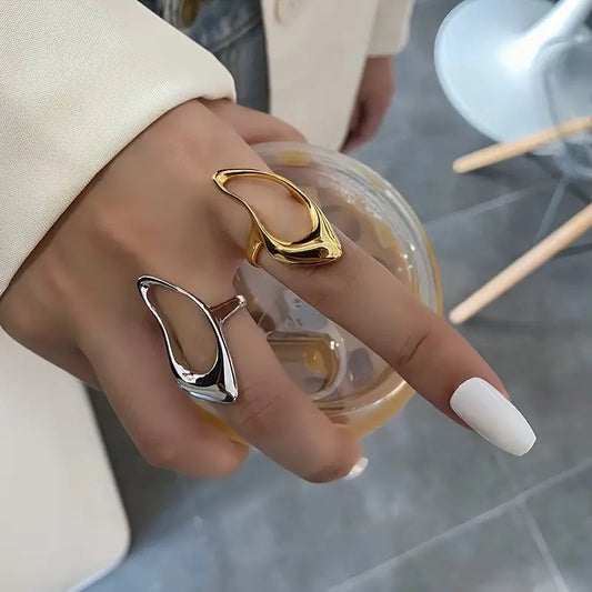 Trendy open style ring