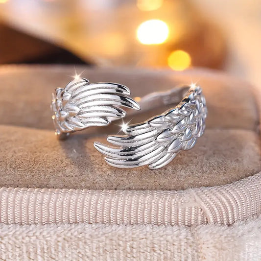 925 silver wing ring