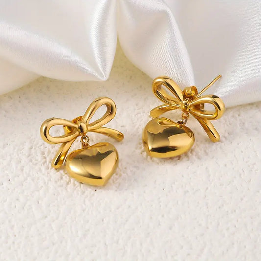 Hanging Bow earings
