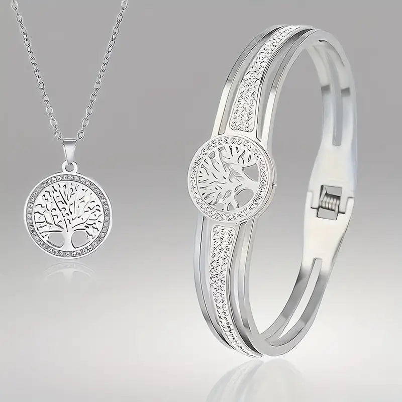 Elegant tree of life duo set