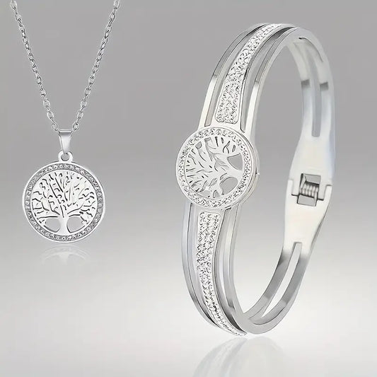 Elegant tree of life duo set