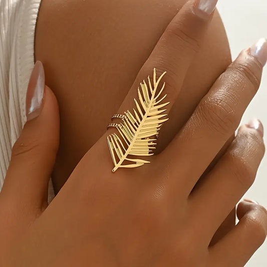 Long Leaf design ring