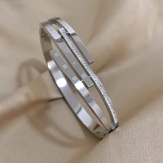 Roman numerals bangle