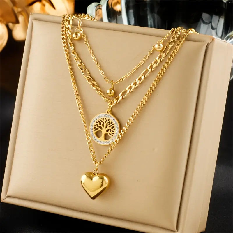 Multi Layer pendant necklaces