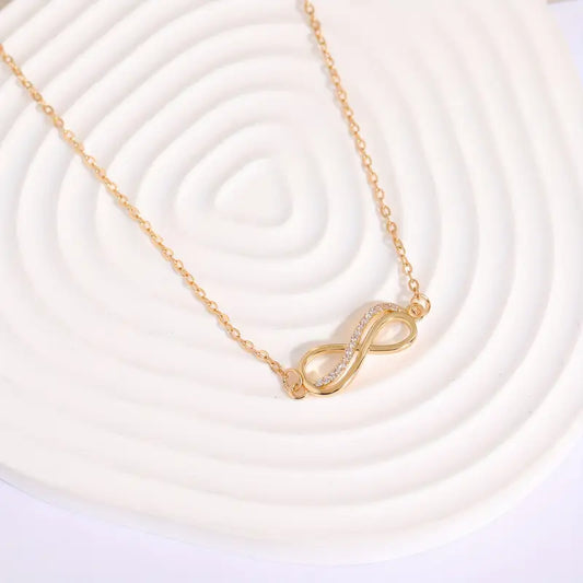 Elegant Infinity necklace stainless steel