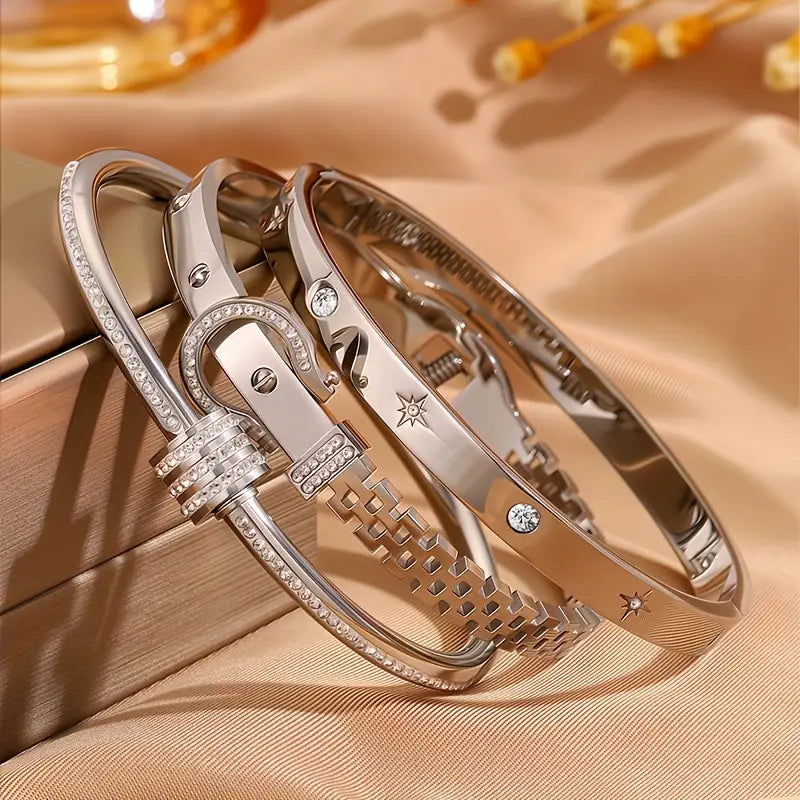 Stainless Steel bangle set