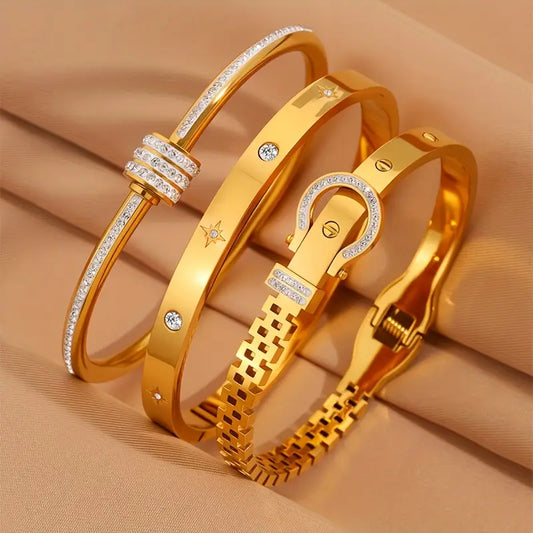 Stainless Steel bangle set