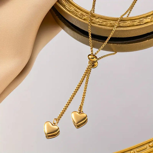 Dangle heart necklace