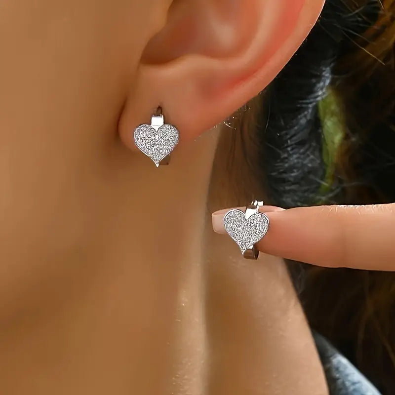 Heart studs