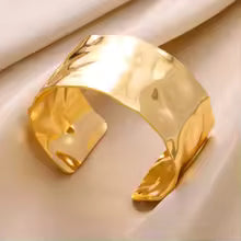 stainless steel cuff bangle