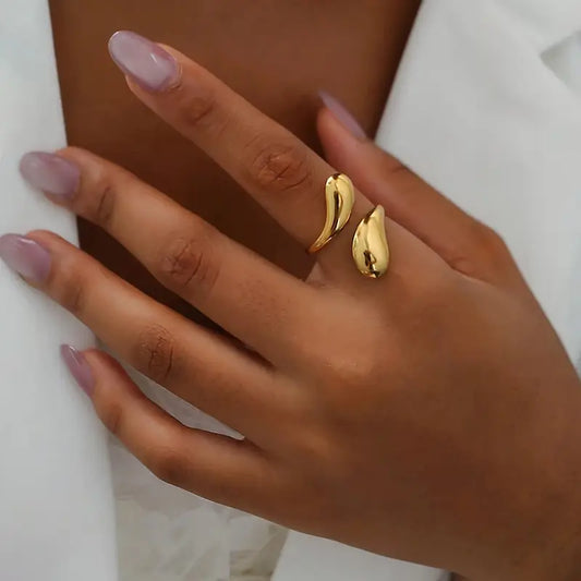 Sleek adjustable ring